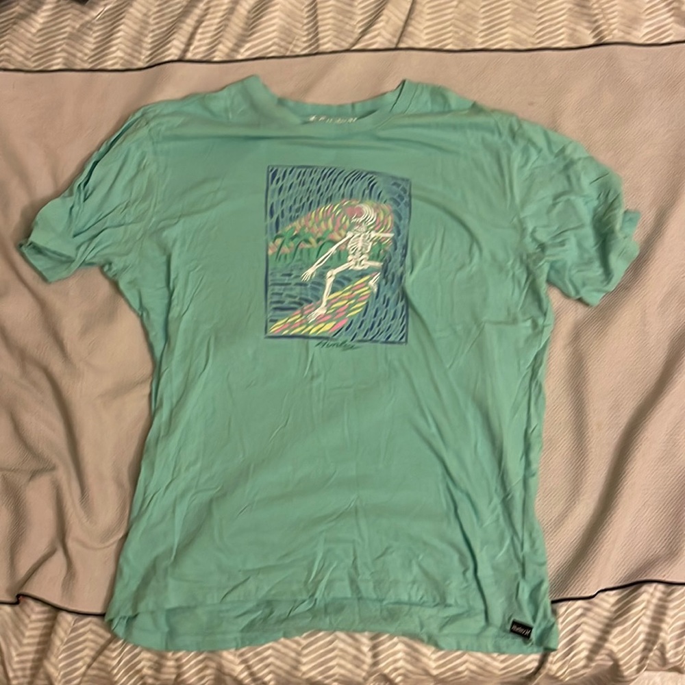 Mens Hurley Light Green shirt